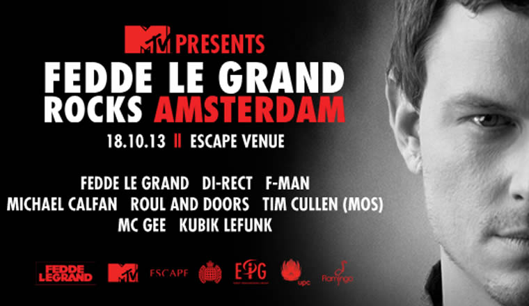 FEDDE LE GRAND ADE EPIC CONFIRMS FULL LINE-UP TO ROCK AMSTERDAM